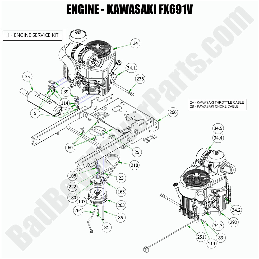 2022 Revolt - Engine - Kawasaki FX691V